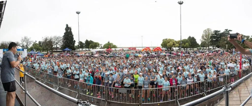 La Carrera de Messi reunió a 5.000 personas.