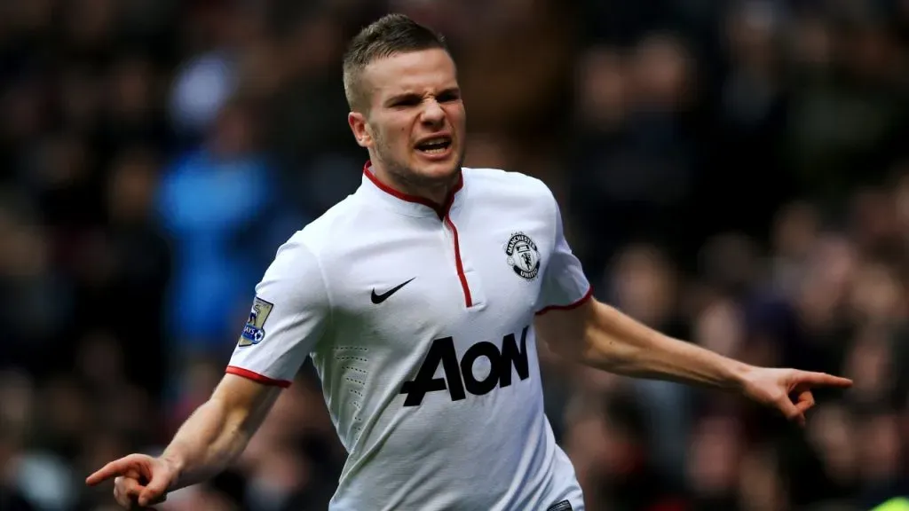 Cleverley jugó 22 partidos y marcó dos goles en el título de la Premier League 2013 (Getty).