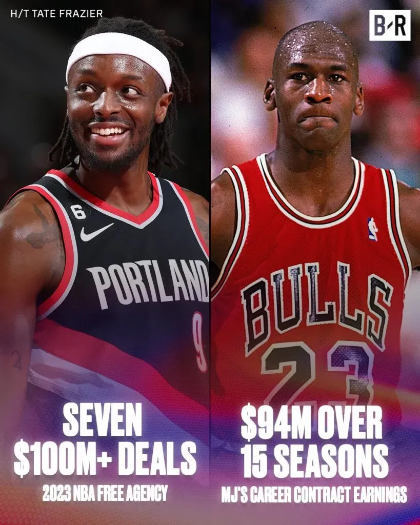 El dinero que hubiera ganado Michael Jordan en la actual NBA