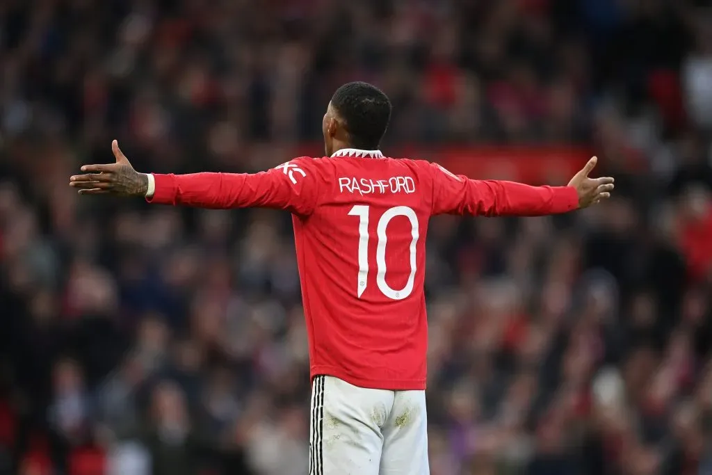 Rashford seguirá con el Manchester United hasta 2028. (Photo by Michael Regan/Getty Images)