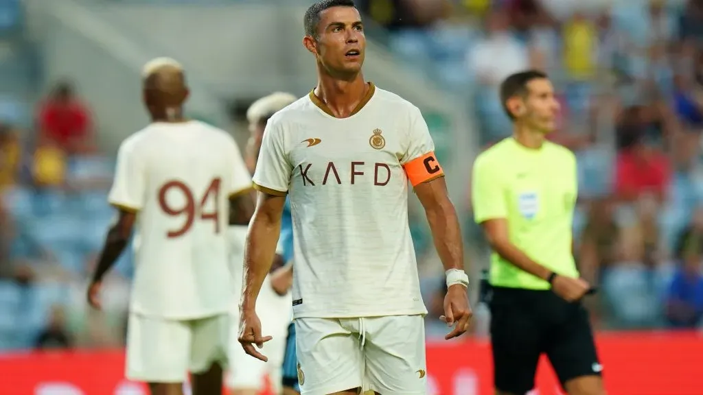Cristiano Ronaldo también recibe una fortuna desde que se fue a Arabia Saudita. Getty Images.