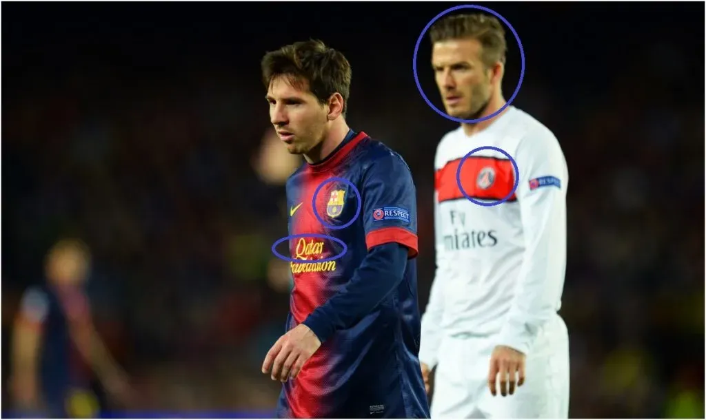 Lionel Messi y David Beckham (Foto: Shaun Botterill | Getty Images)