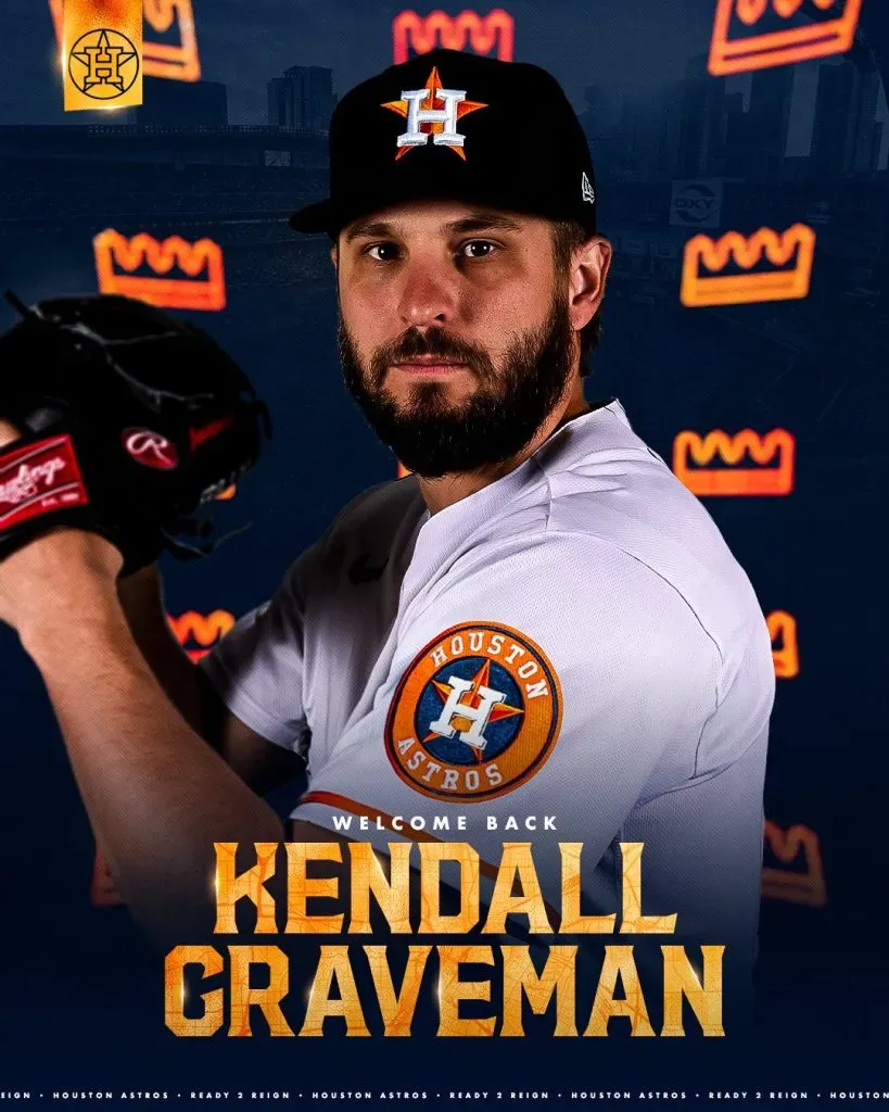 Astros anuncio el regreso de Kendall Graveman (Foto: Twitter / @astros)
