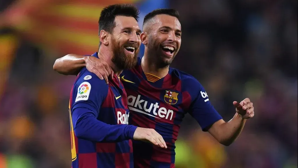 Lionel Messi y Jordi Alba armaron una sociedad para la historia en Barcelona. Getty Images.