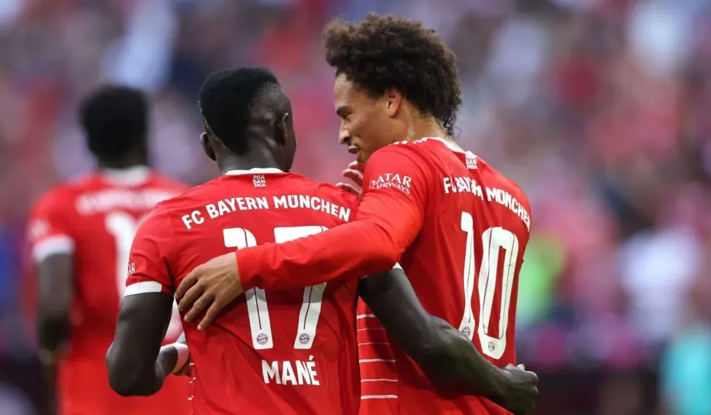 Leroy Sane y Sadio Mane: Getty Images