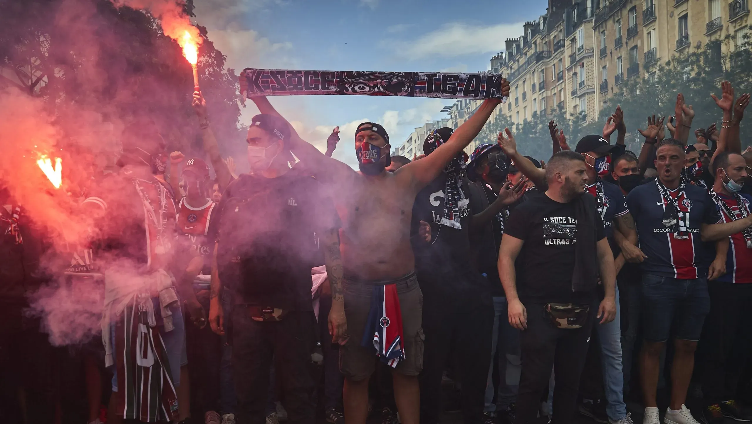 Los ultras de PSG se proclamarían en contra de Kylian Mbappé. Getty Images.