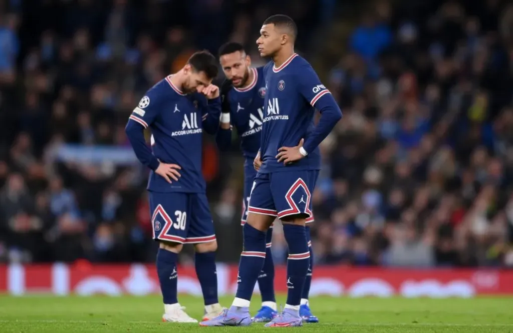 Kylian Mbappe, Lionel Messi y Neymar: Getty Images
