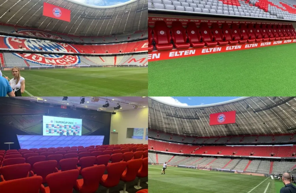 Allianz Arena desde adentro: Bolavip