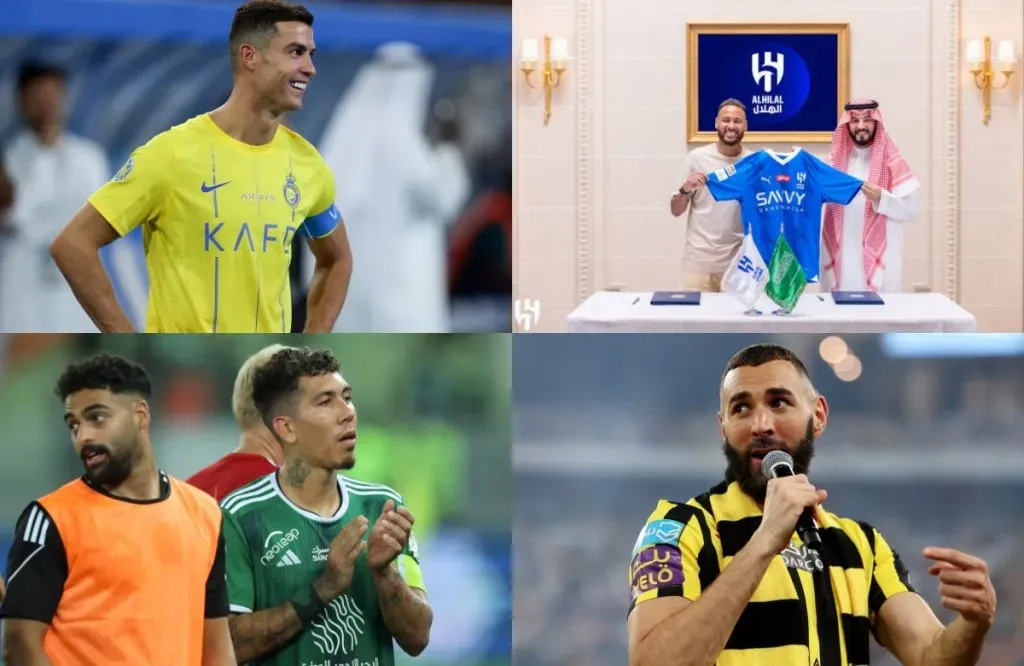 Algunos de los principales fichajes de Arabia.