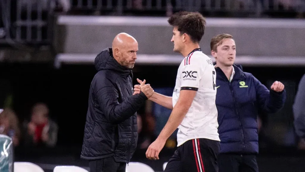 Erik Ten Hag respaldó a Harry Maguire