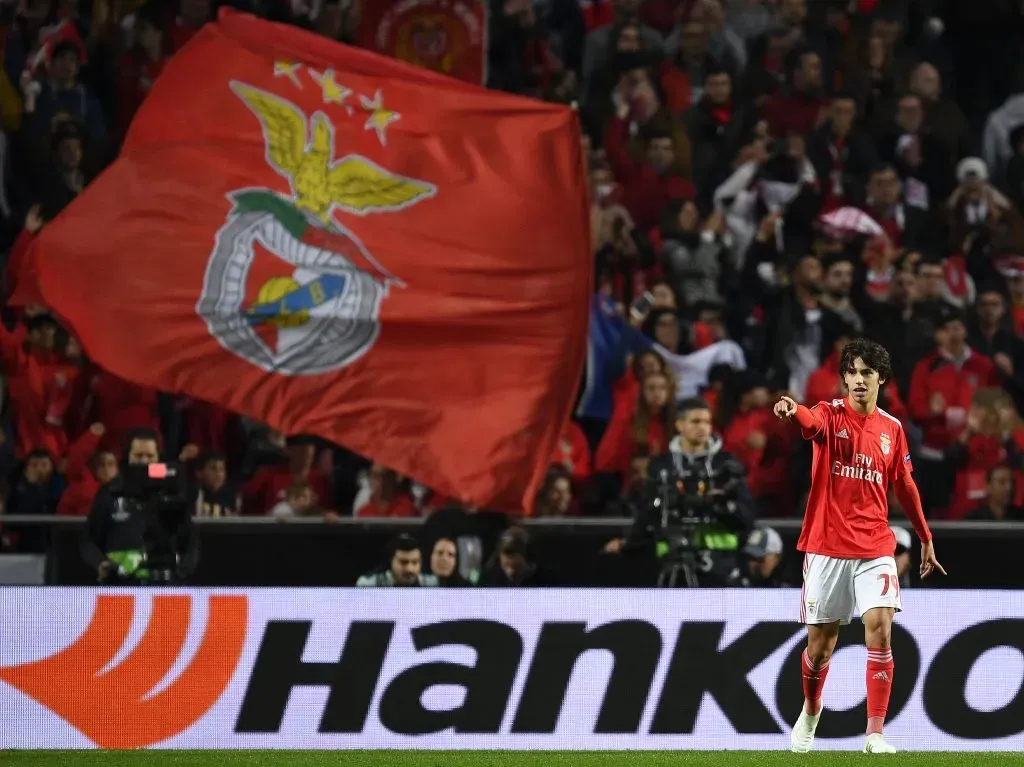 Joao Félix disputó solo una temporada con el Benfica antes de ser transferido al Atlético de Madrid. Getty Images.