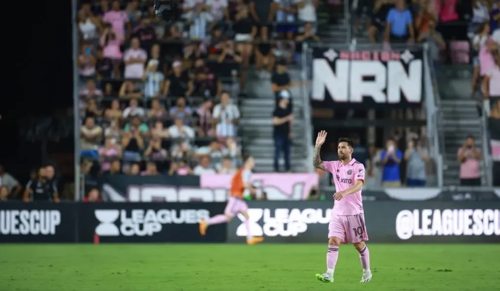 Lionel Messi en el DRV PNK Stadium: Getty Imahes