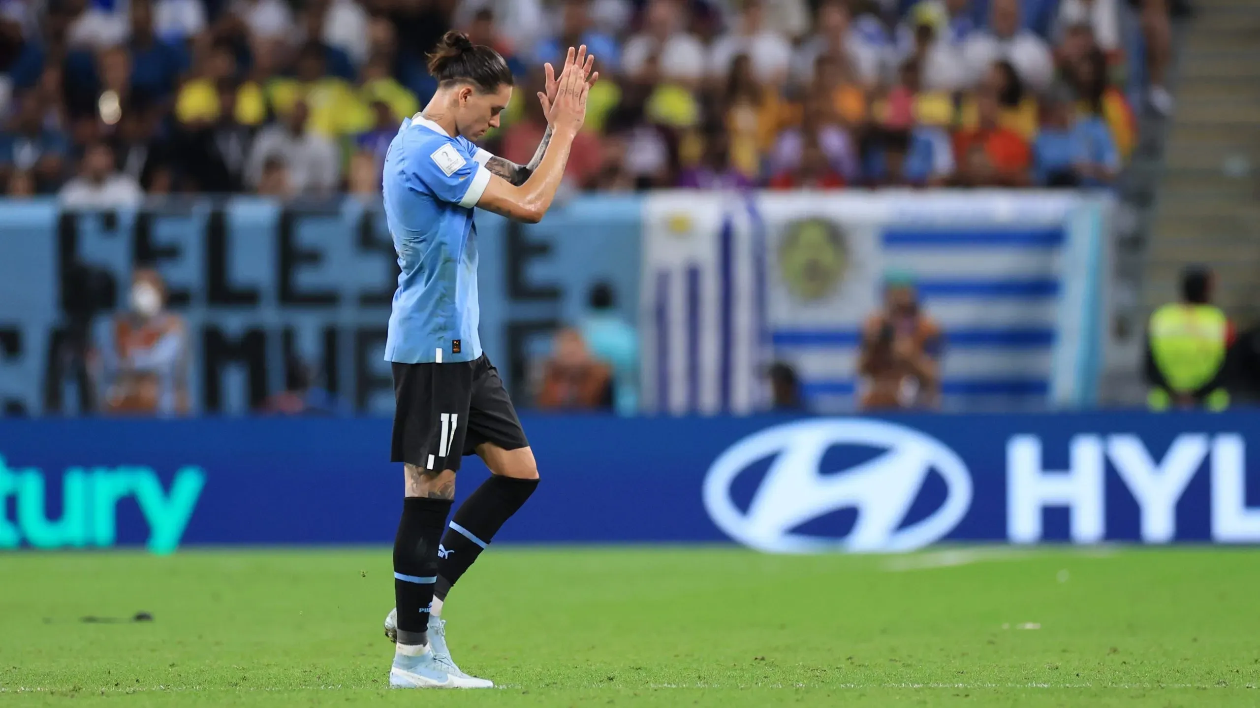 Darwin Nunez en el Mundial de Qatar 2022. Getty Images.