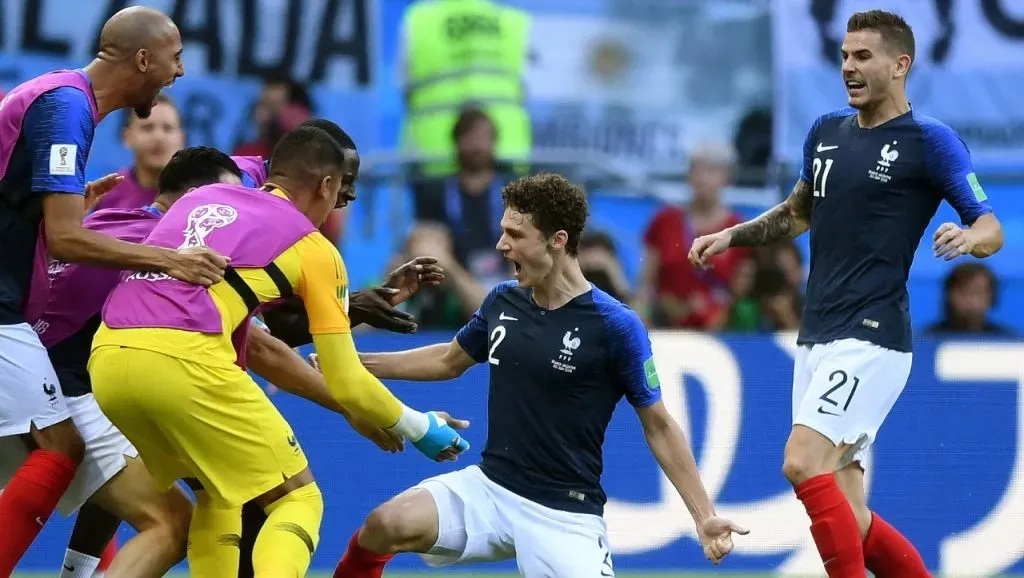Pavard, campeón del mundo con Francia en el Mundial de Rusia 2018.