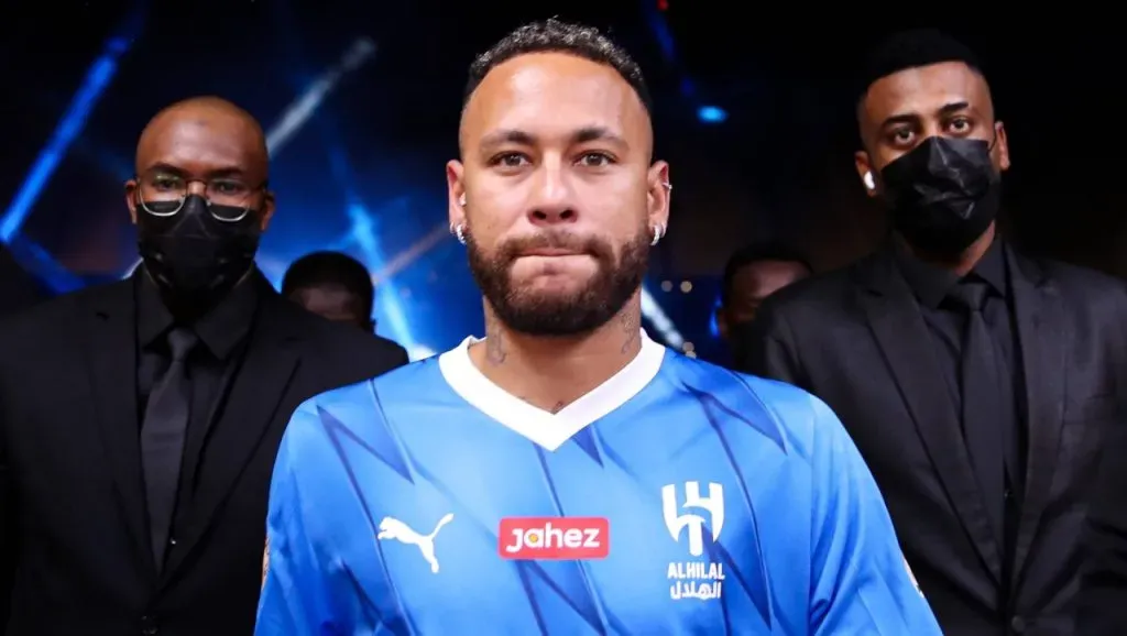 Neymar llegó con más de un problema físico a Al Hilal.