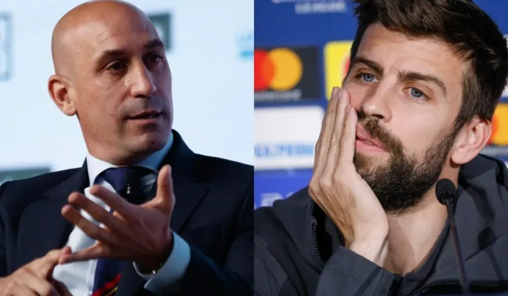 Luis Rubiales y Gerard Piqué: Getty Images
