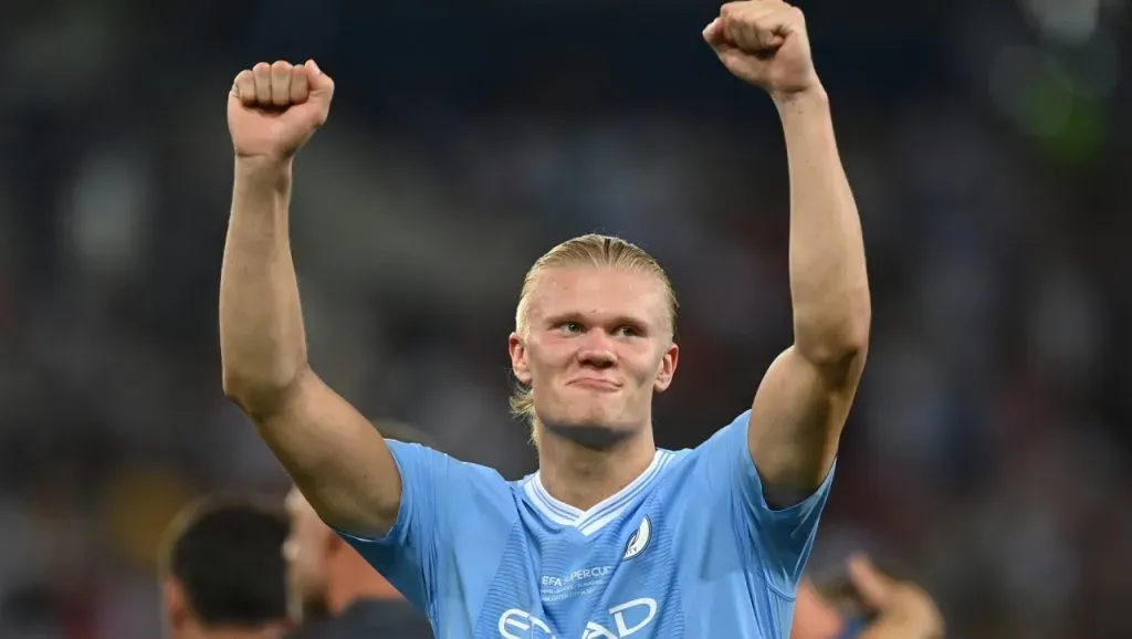 Erling Haaland ya hizo historia en Manchester City (Getty Images).