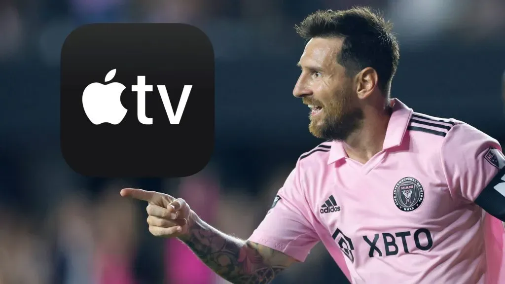 Apple TV está registrando un número de suscriptores mayor al previsto gracias al arribo de Lionel Messi al Inter Miami de la MLS. Getty Images.