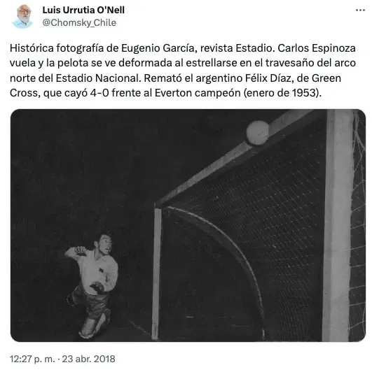 Carlos Espinoza y su histórica foto