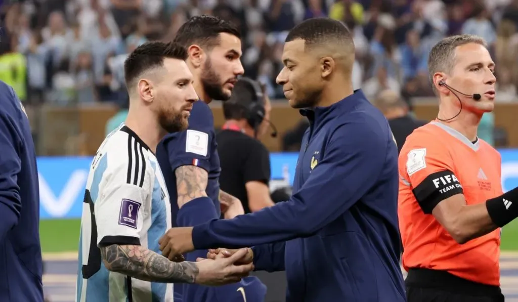 Kylian Mbappe y Lionel Messi: Getty Images