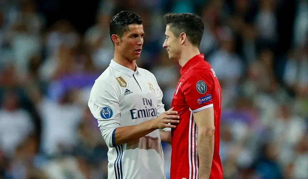 Cristiano Ronaldo vs. Robert Lewandowski: Getty Images