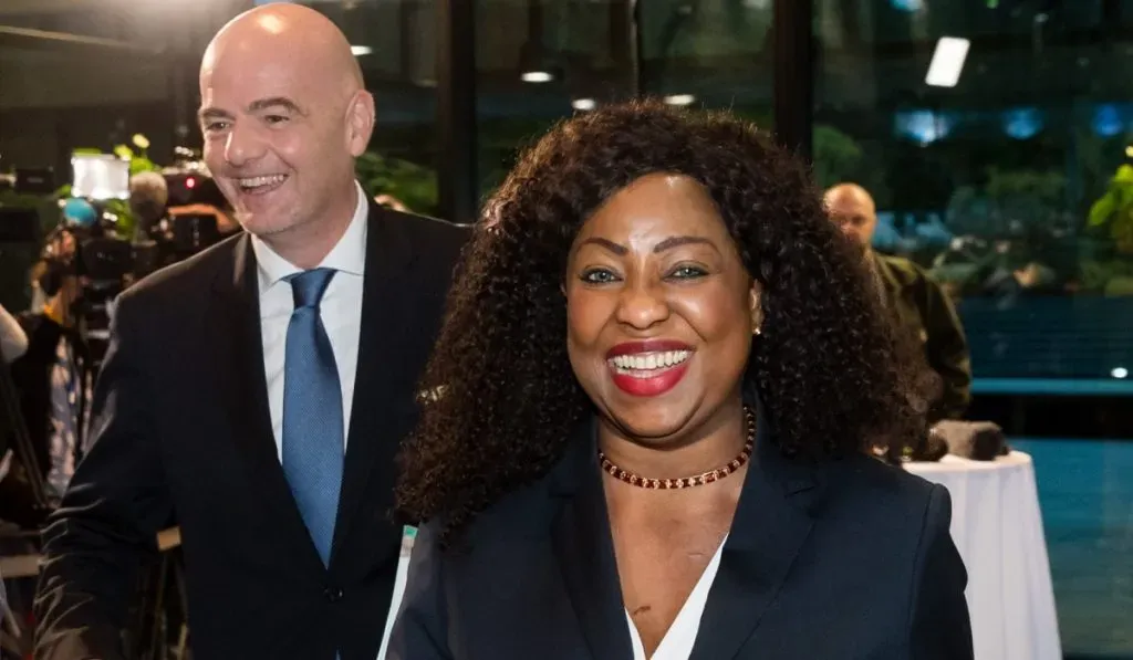 Gianni Infantino y Fatma Samoura: Getty Images
