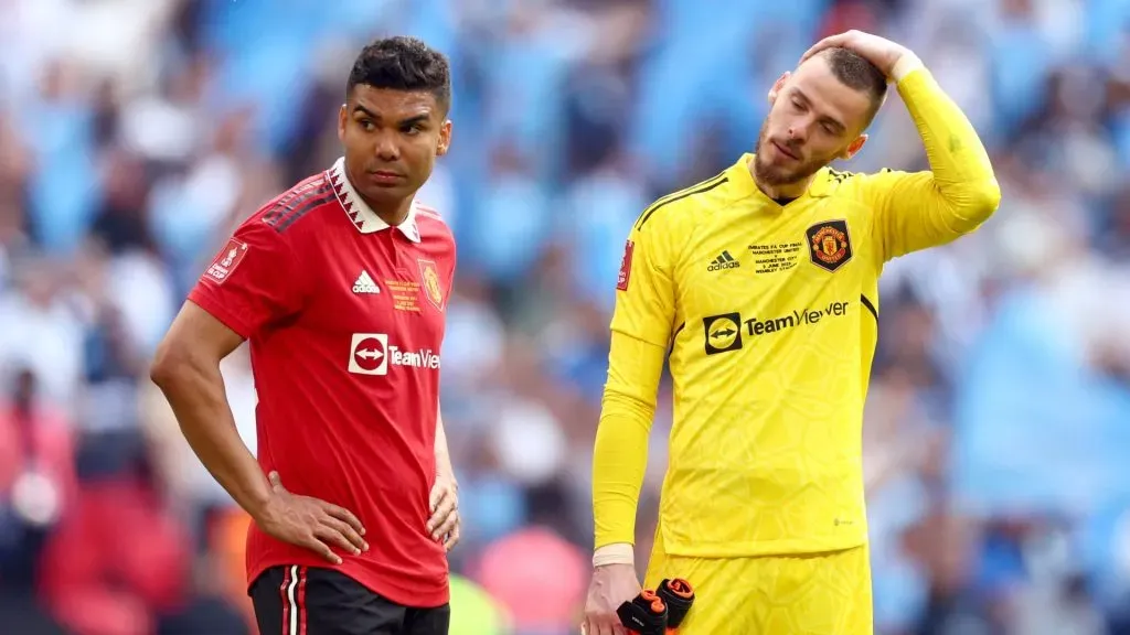 Casemiro y De Gea, referentes de Manchester United en la pasada temporada (Getty Images).