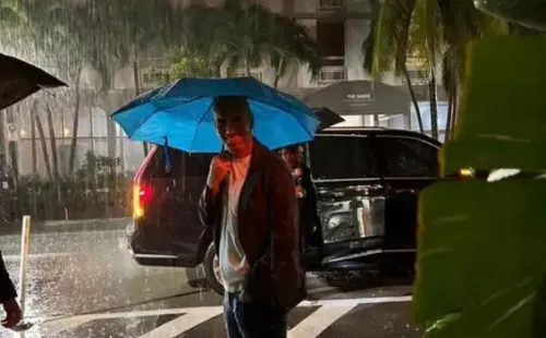 Zinedine Zidane está en Miami (Foto: Instagram / @davidbeckam)