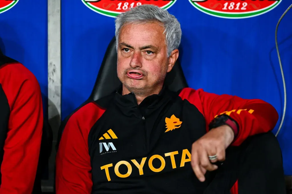 La cara de Mourinho lo dice todo. (Photo by Simone Arveda/Getty Images)