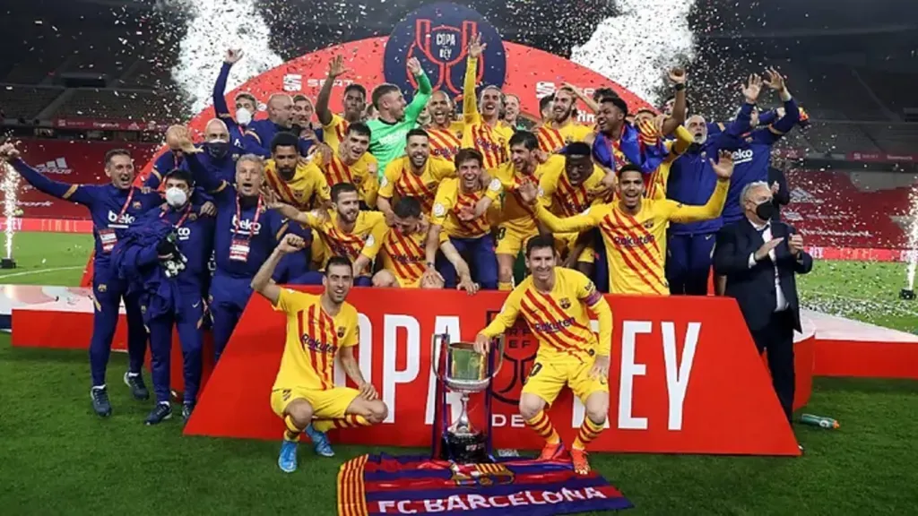 Barcelona es el más ganador de la Copa del Rey, con 31 títulos. Fuente: FC Barcelona.