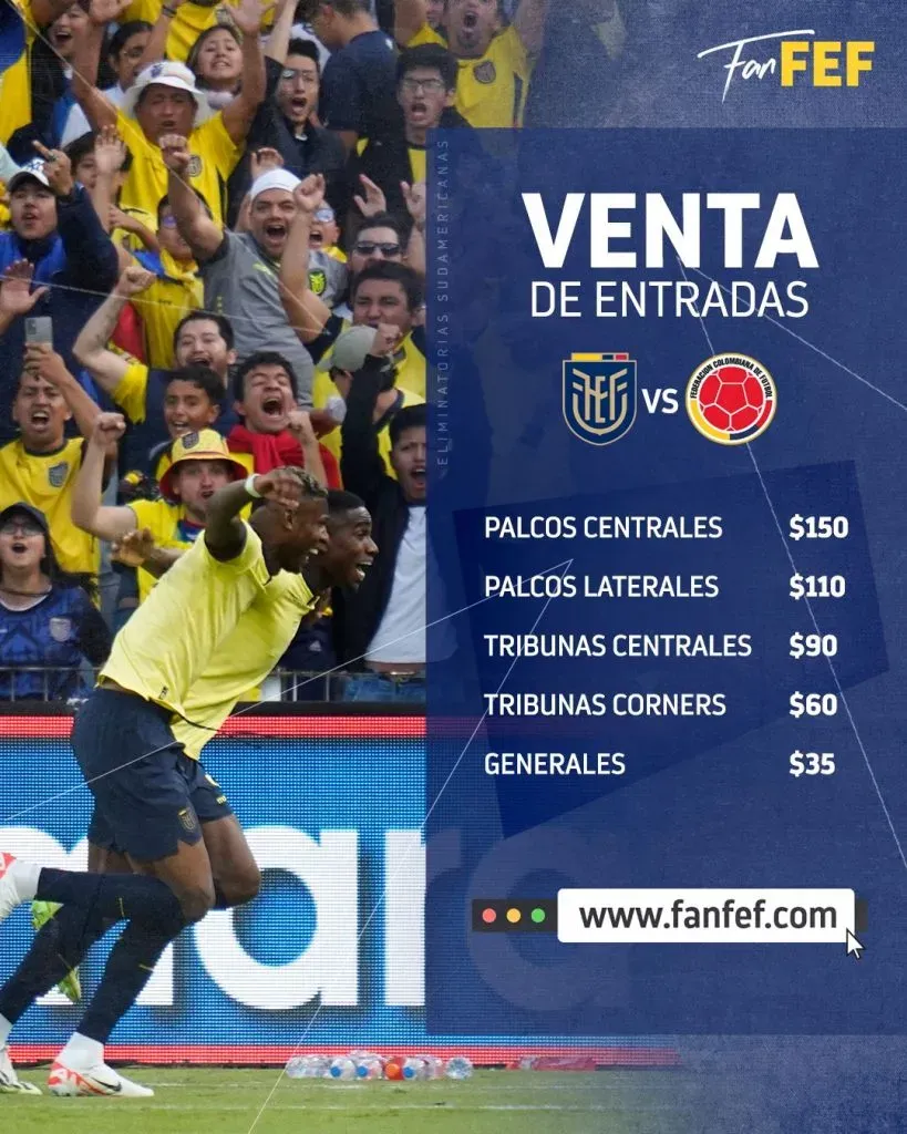 Las entradas se pueden adquirir en el portal fanfef.com