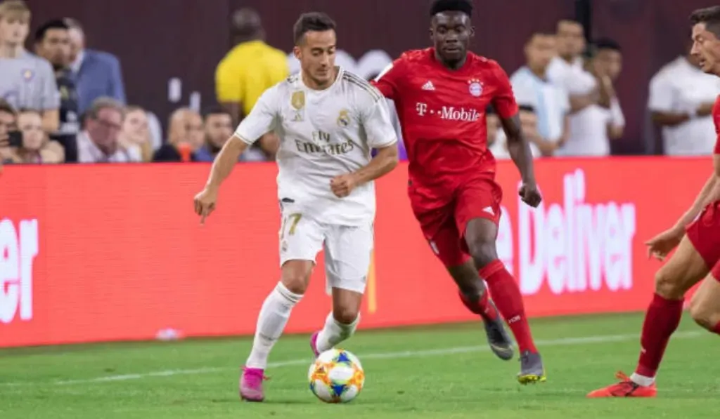 Alphonso Davies vs. Real Madrid: Getty Images