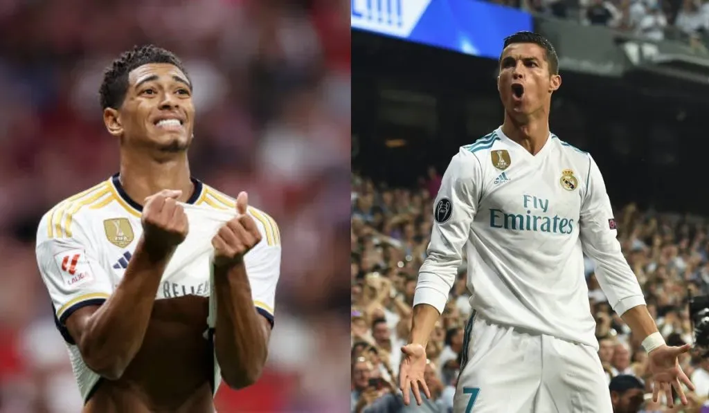 Jude Bellingham y Cristiano Ronaldo: Getty Images