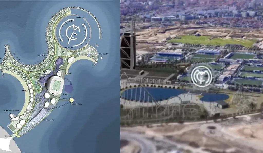 El posible parque de Real Madrid en Dubai: TW
