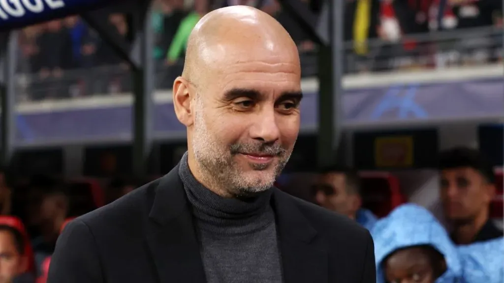 Pep Guardiola tiene contrato hasta 2025 con Manchester City (Getty Images).
