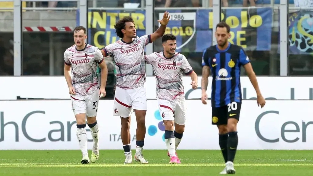 Zirkzee le dio el empate a Bologna (Getty Images).