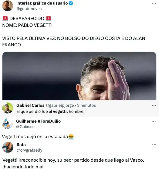 Las críticas contra Vegetti