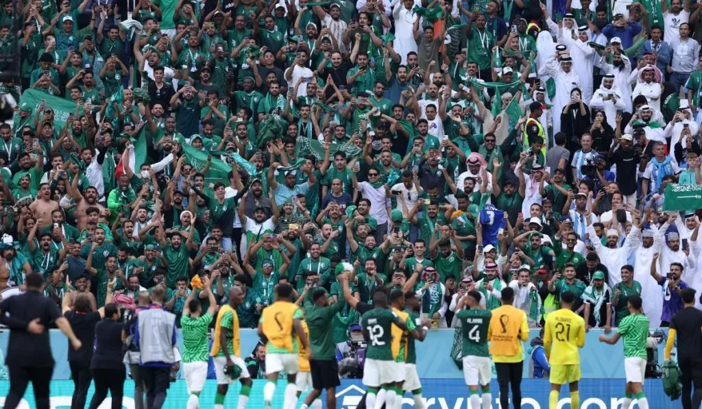 Afición de Arabia Saudita en Qatar 2022: Getty Images