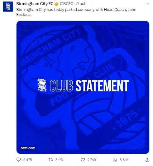 Twitter Oficial Birmingham City