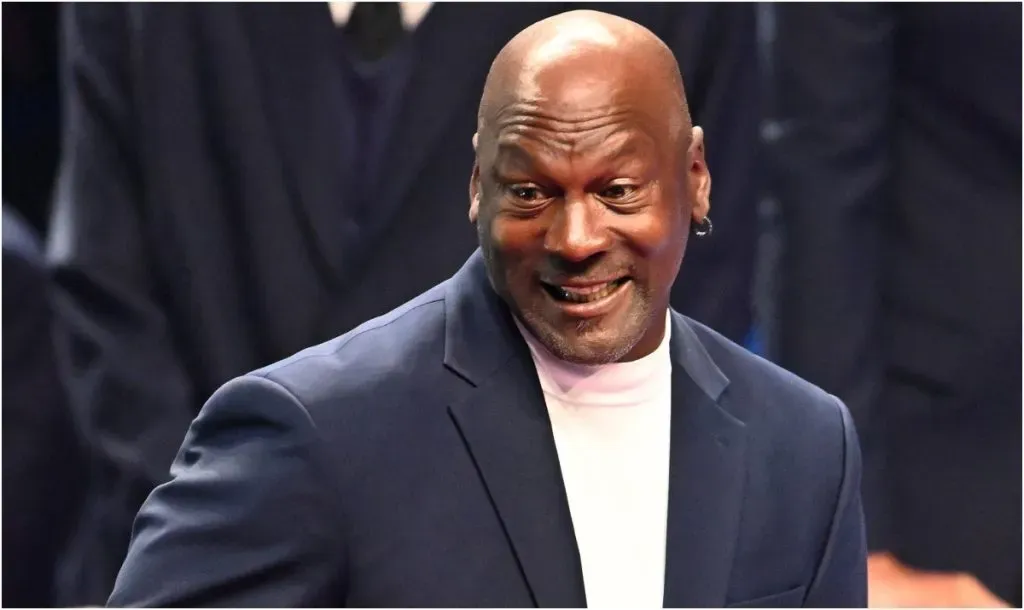 Michael Jordan durante el Equipo 75 de la NBA (Foto: Jason Miller / Getty Images)