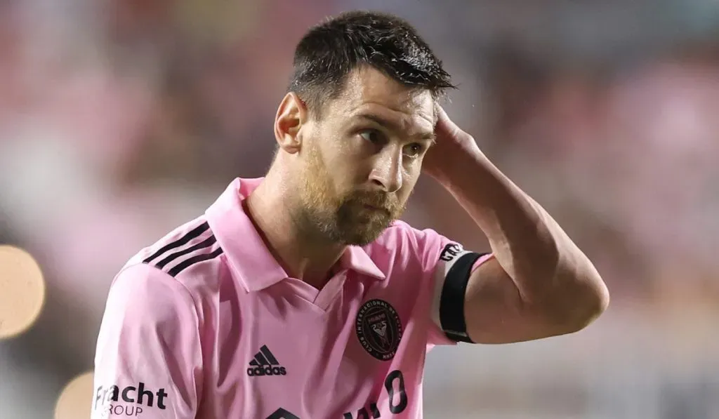 Lionel Messi tras la eliminación de Inter Miami: Getty Images