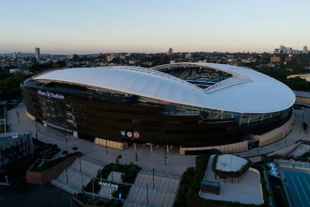 De concretarse la presentación de la propuesta, el Estadio de Australia en Sydney se transformará en candidato para albergar la Final de la Copa del Mundo 2034. Getty Images.