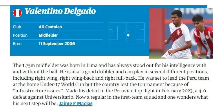 Semblanza de la vida deportiva de Valentino Delgado. (Foto: The Guardian).