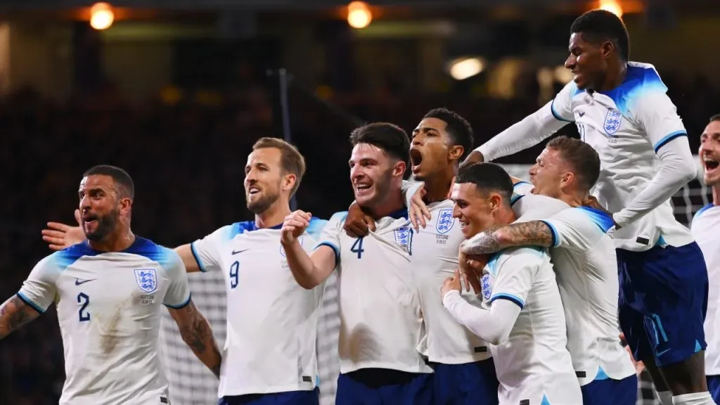 La selección de Inglaterra juega ante Australia (Getty Images).