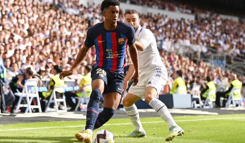 Alejandro Balde vs. Real Madrid: Getty Images