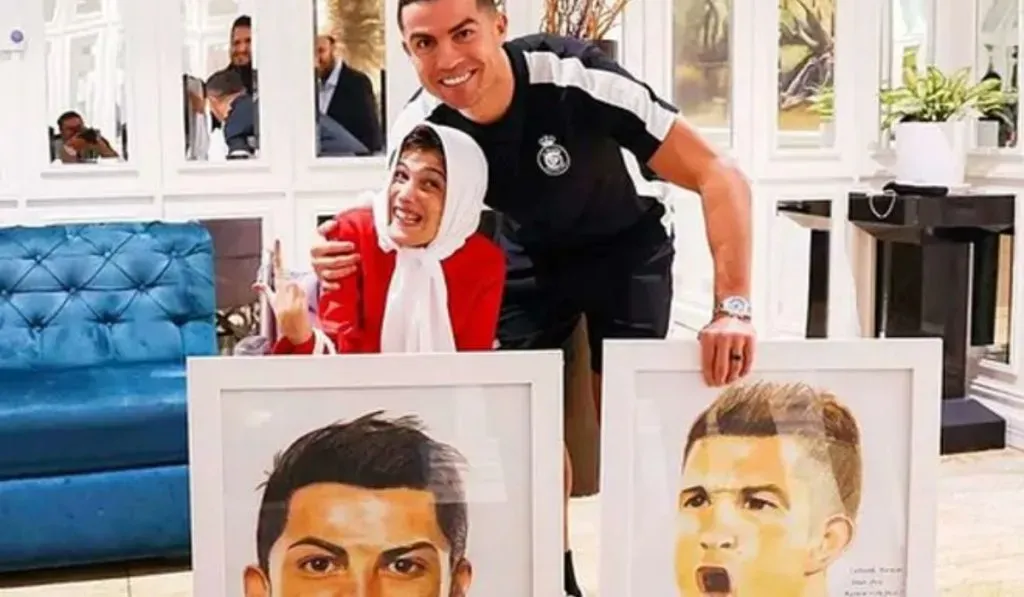 Cristiano Ronaldo y Fatima Hamami: TW