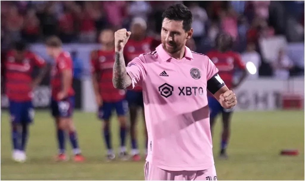 Para el reguetonero, Messi acapara todos los reflectores como el Mejor de Todos los Tiempos que ha pasado por el deporte estadounuidense (Foto: Tim Nwachukwu / Getty Images)