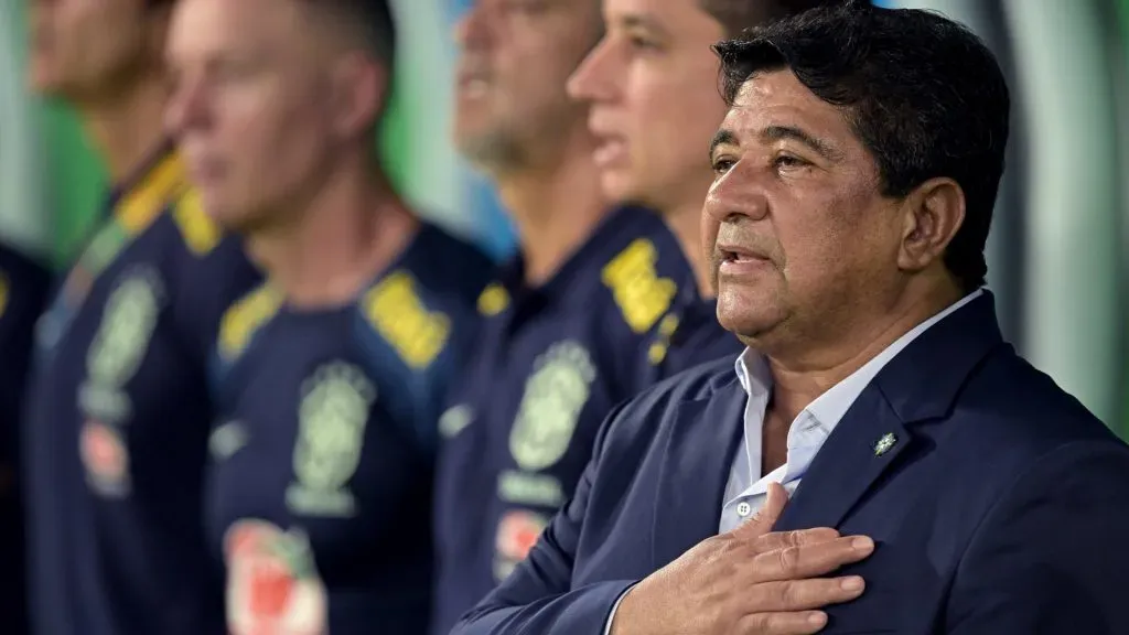 Ednaldo Rodrigues estuvo en el partido Brasil vs. Venezuela (Getty Images).