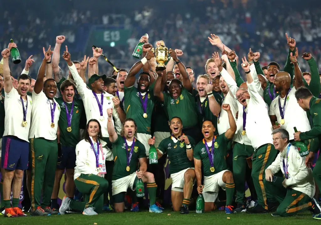 Los Springboks fueron los últimos campeones del mundo en 2019.