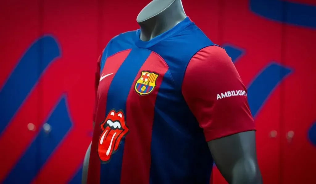 Camiseta del Barcelona con los Rolling Stones: WEB FCB